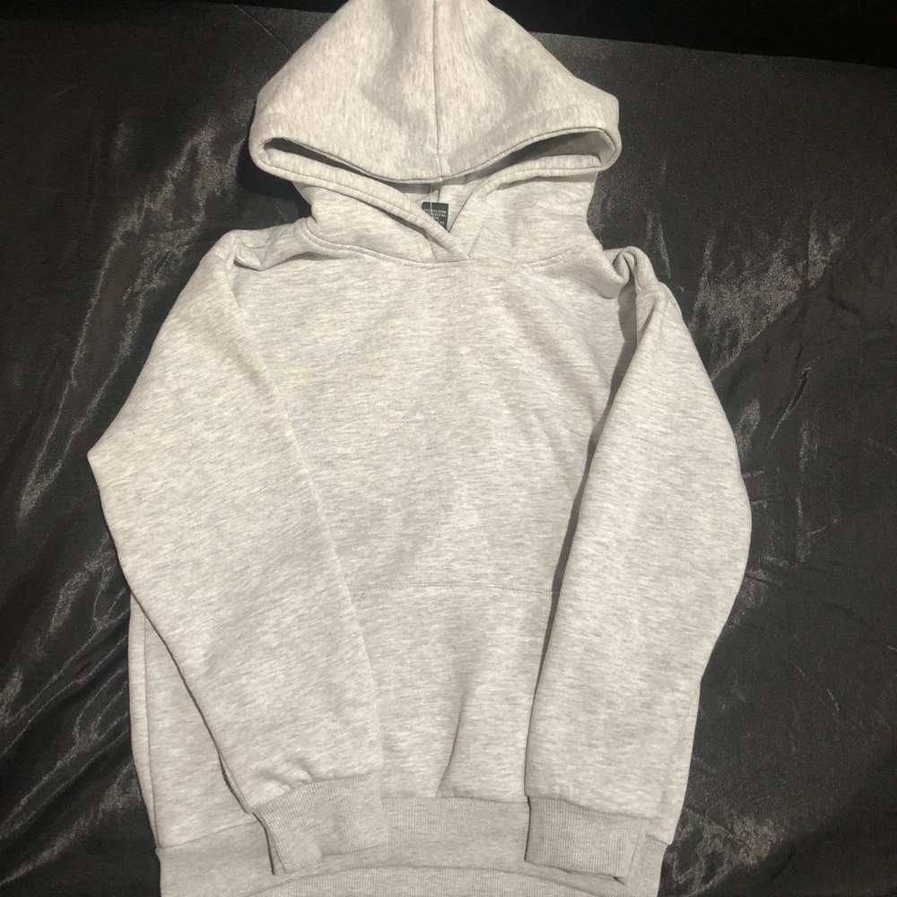Forever 21 Gray Pullover Hoodie Sweatshirt